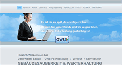 Desktop Screenshot of gws-sawall.de